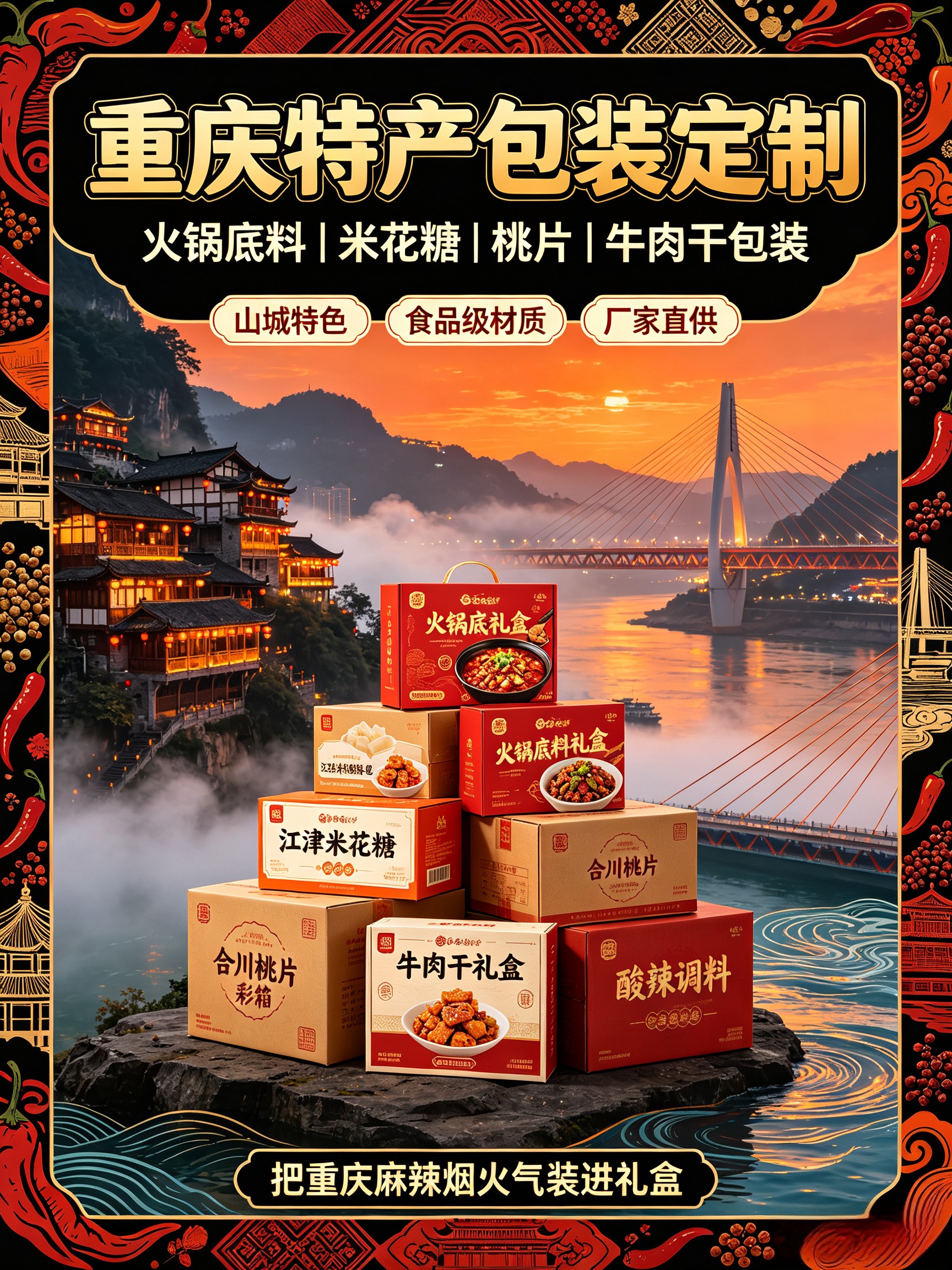 重庆特产包装定制工厂