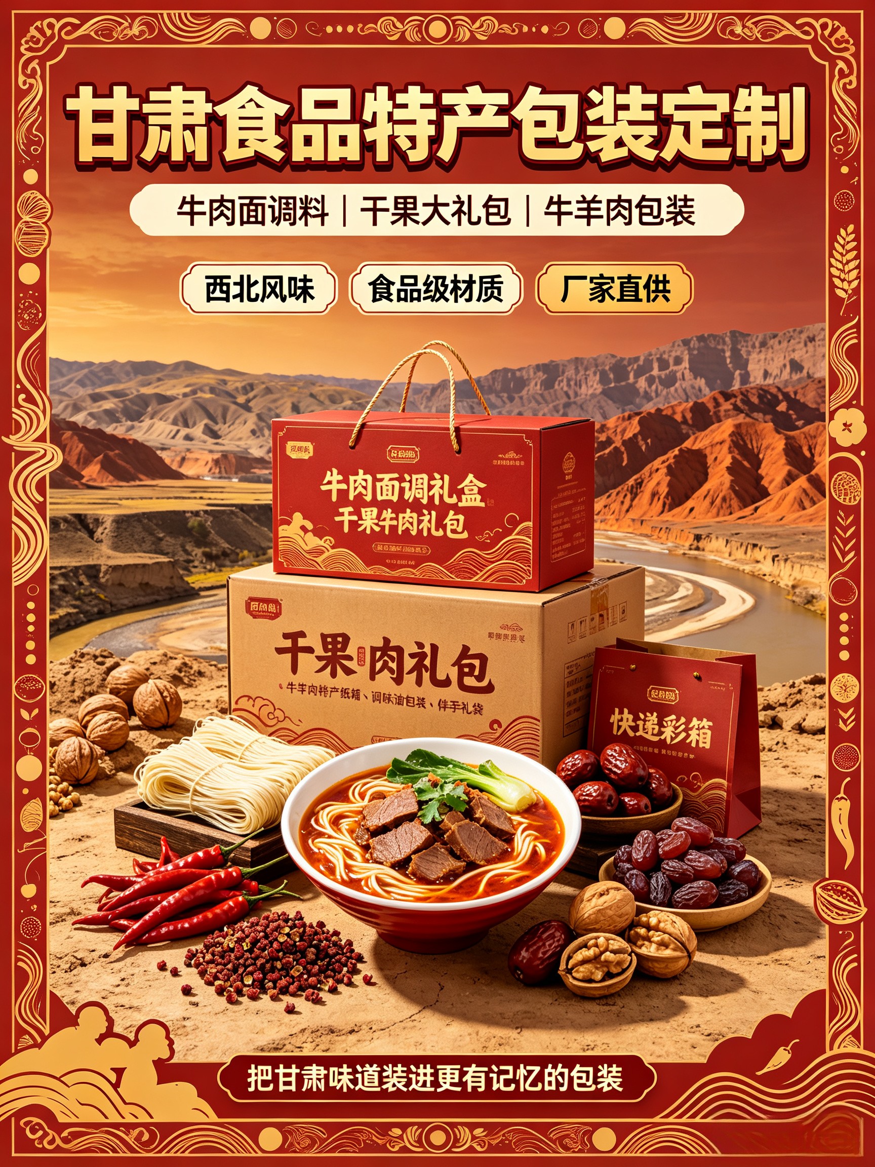 甘肃食品特产包装定制