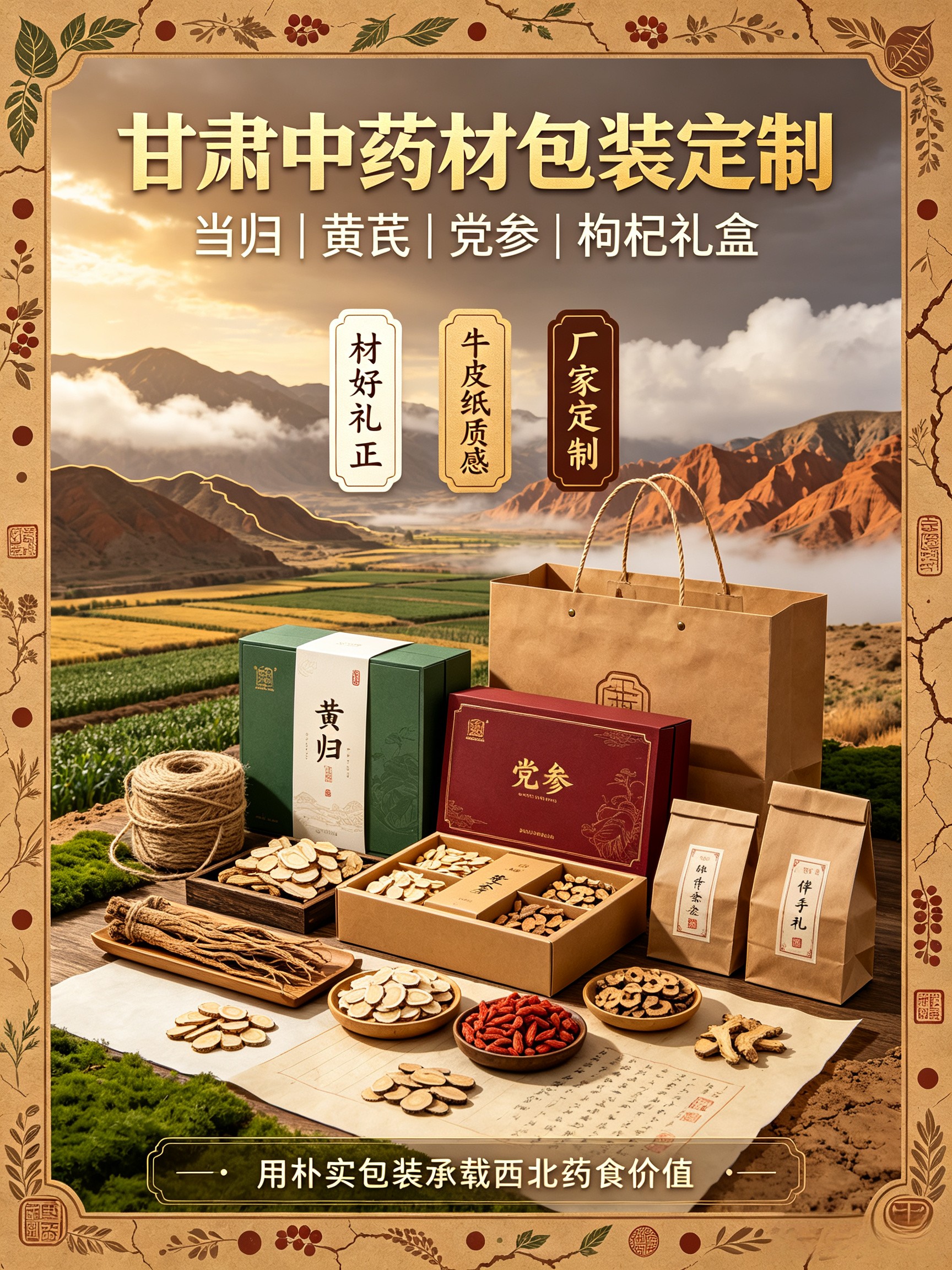 甘肃中药材包装定制